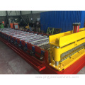 Automatic corrugated sheet metal roof making machine